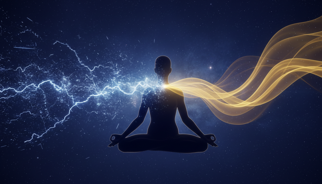 空間のエントロピーを制御し、精神の安定を取り戻すイメージ